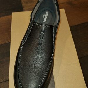NIB Clarks Leather Loafer - Black Men's 10.5M